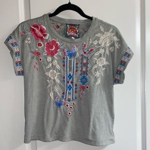 Johnny Was Embroidered Top